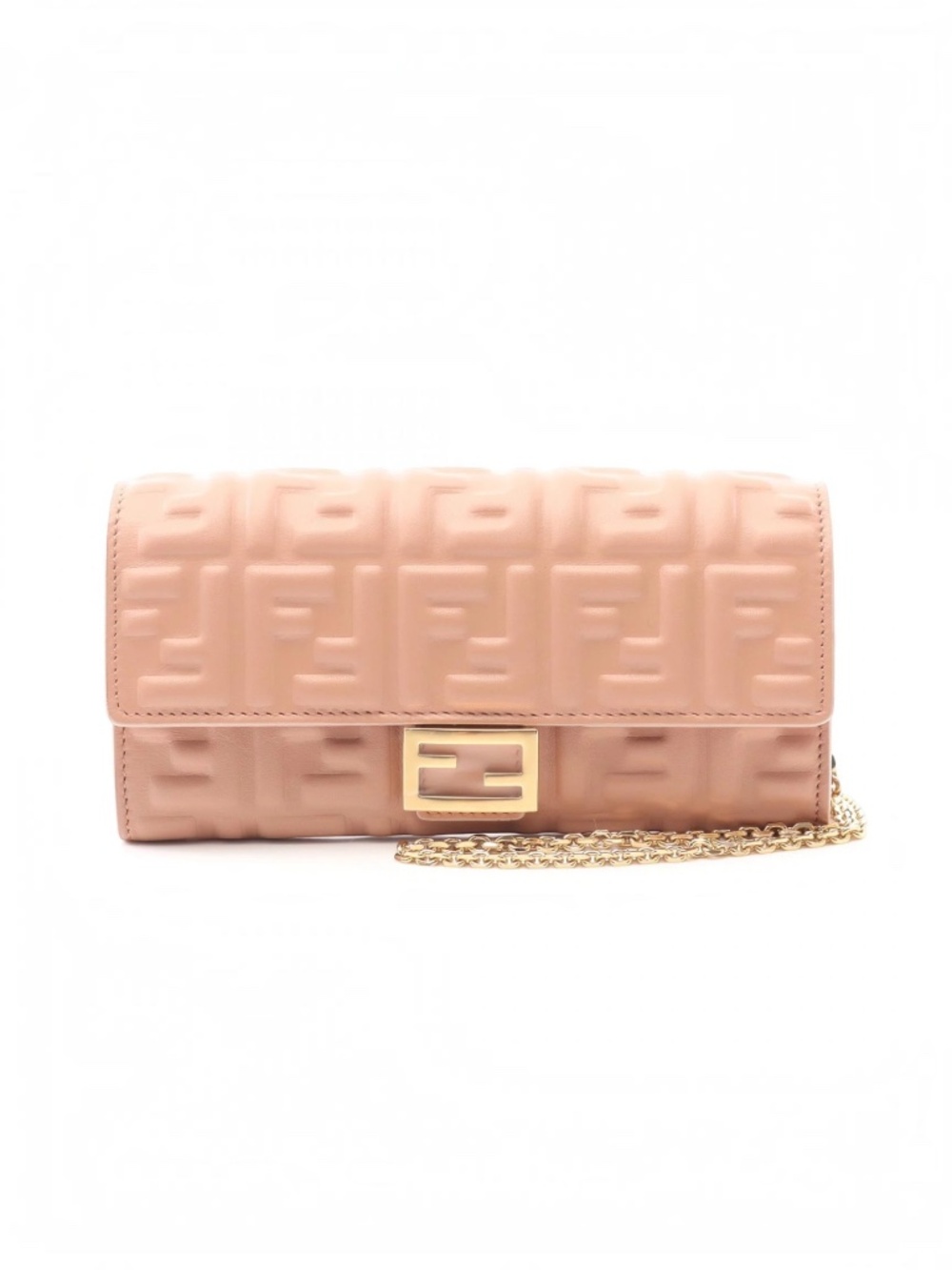 Fendi Baguette Continental Wallet on Chain